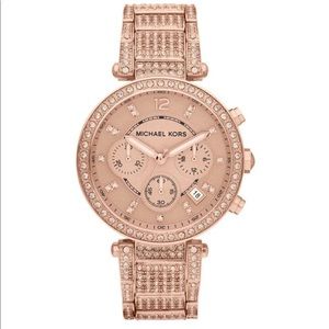 Michael Kors Women's Chronograph Rose Gold Watch